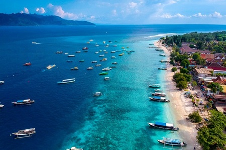 destinasi wisata di lombok - gili trawangan